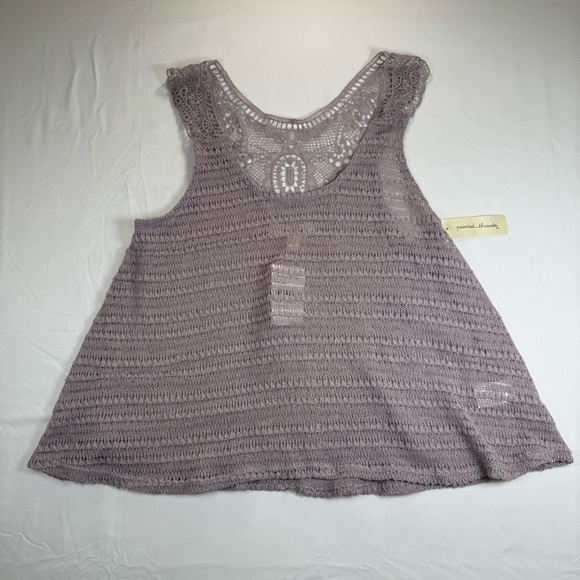 Nordstrom Tops - Nordstrom Lace Knit Top in Lavender
